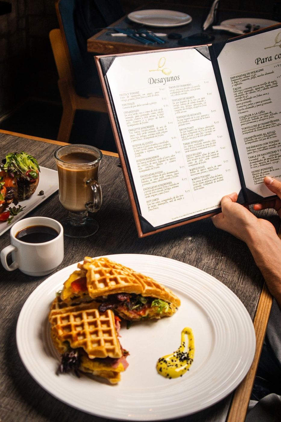 Breakfast menu