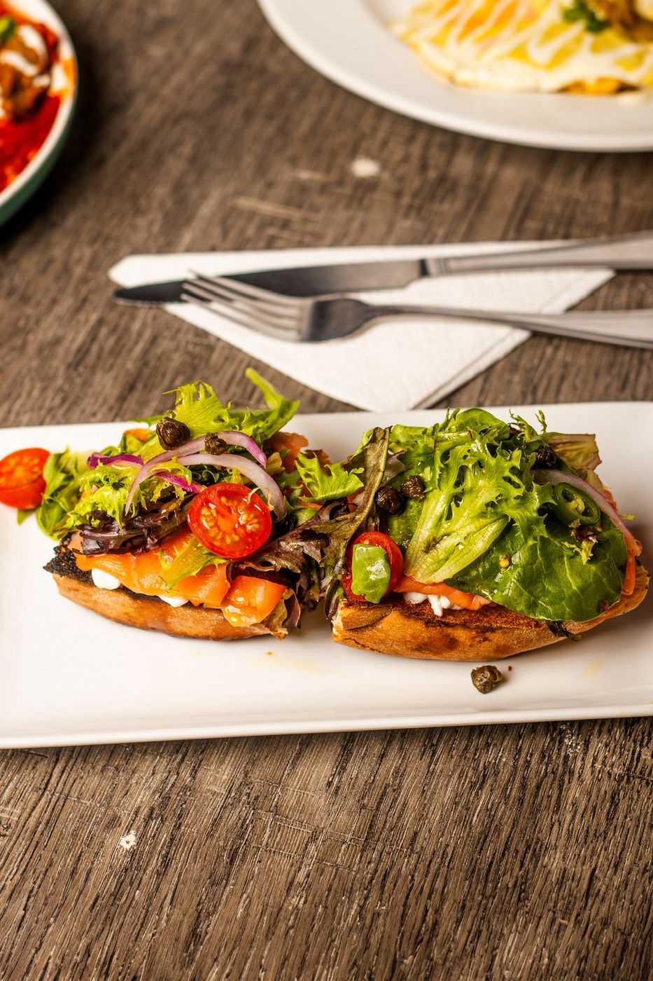Salmon toast